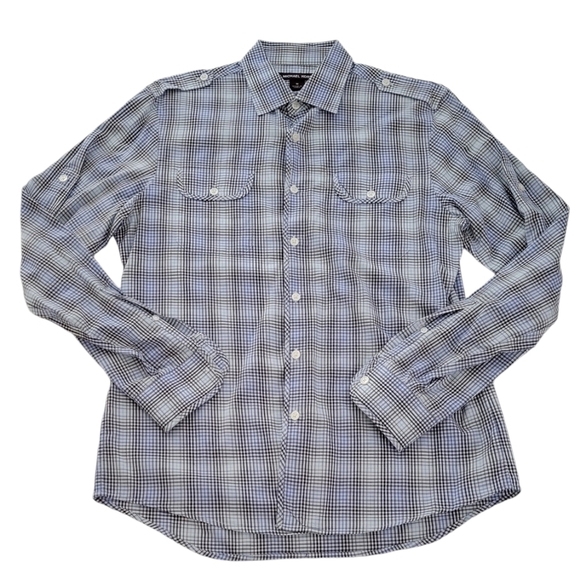 Michael Kors Tailored Fit Button Down Top - Picture 1 of 6